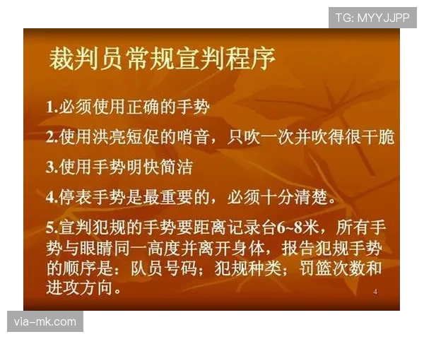 篮球裁判手势规则的具体含义解析与现场判罚标准详细说明